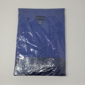 Grant Thomas Men's Long Sleeve & Long Leg Broadcloth Blue Pajama Set Size 2X NIP
